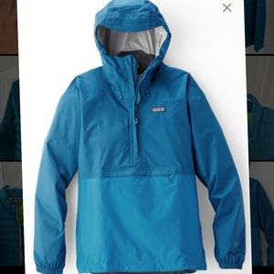 Patagonia torrentshell half zip rain jacket